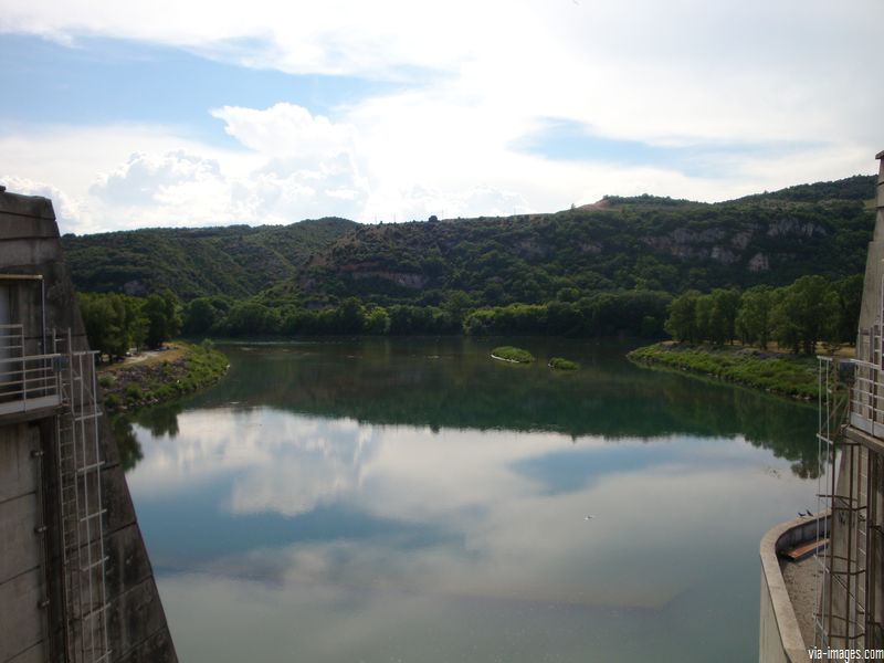 Le confluent du Rhne et de l'Isre