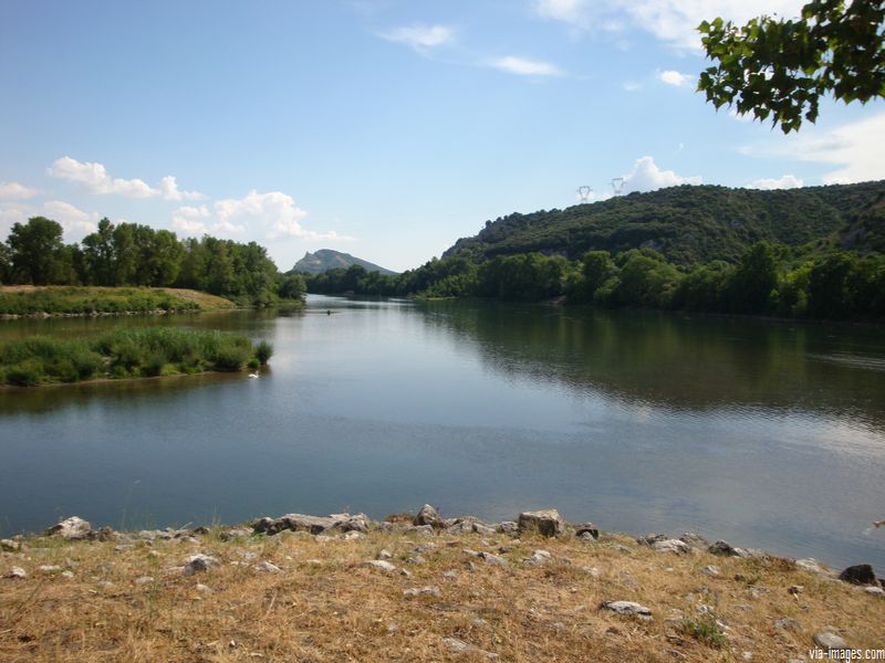 Le confluent du Rhne et de l'Isre