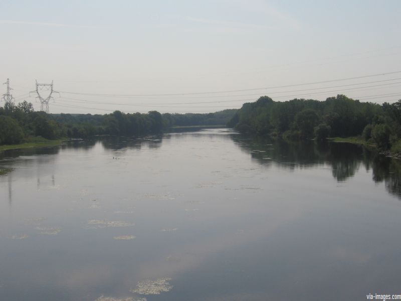 Le confluent de la Vienne et de la Loire