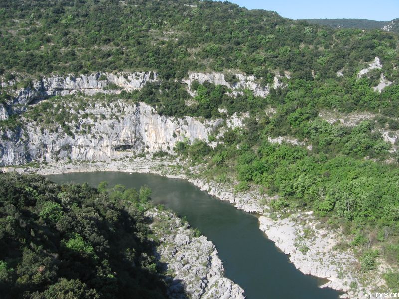 Les gorges de l'Ard�che