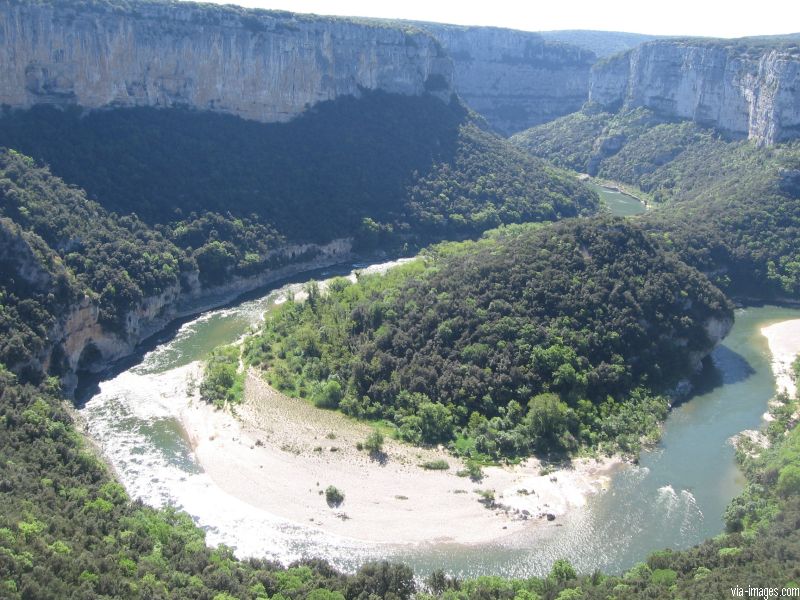 Les gorges de l'Ard�che