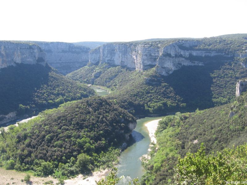 Les gorges de l'Ard�che