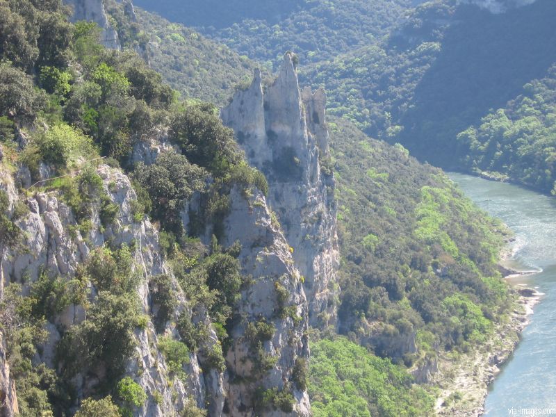 Les gorges de l'Ard�che