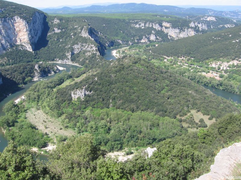 Les gorges de l'Ard�che