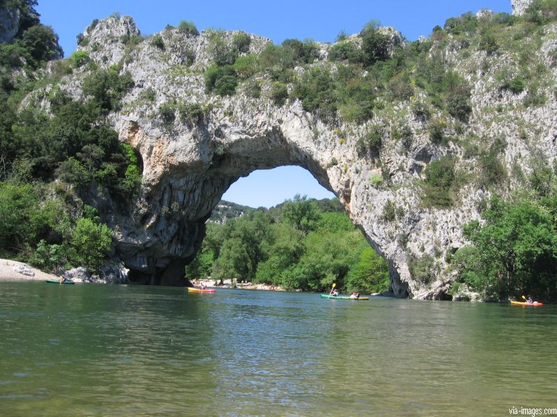 Les gorges de l'Ard�che