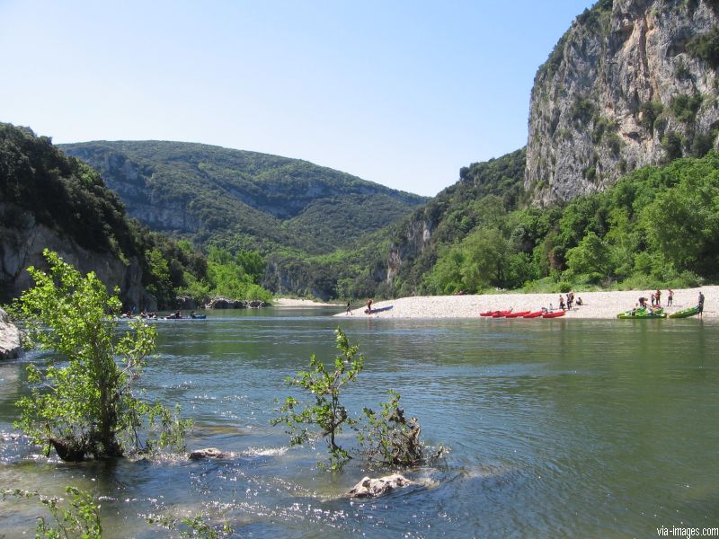 Les gorges de l'Ard�che