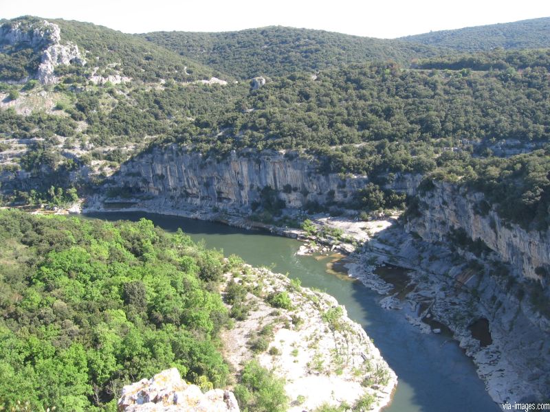 Les gorges de l'Ard�che