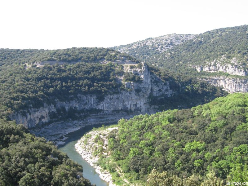 Les gorges de l'Ard�che