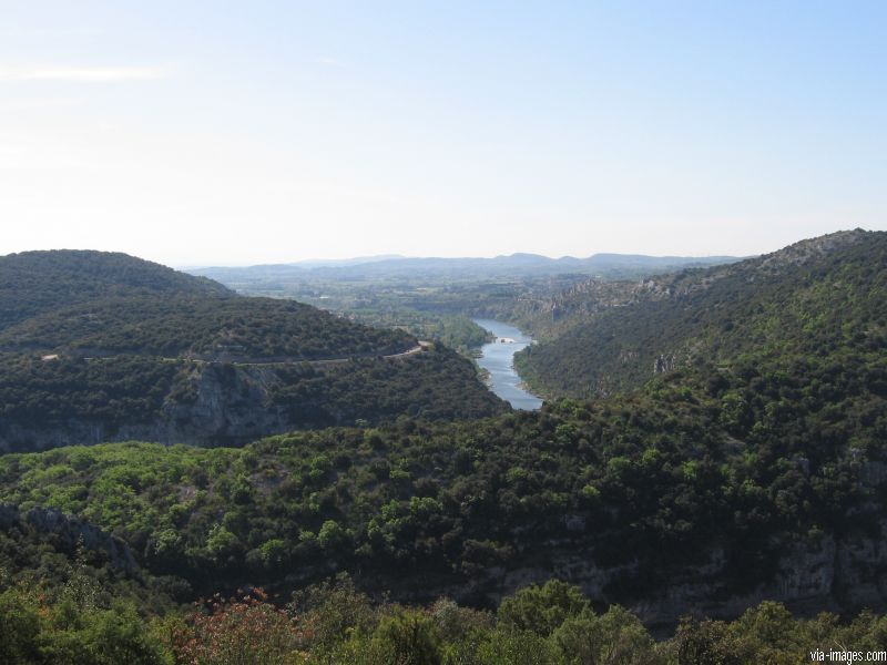 Les gorges de l'Ard�che