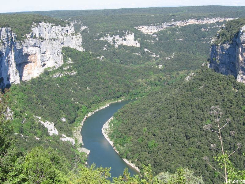 Les gorges de l'Ard�che