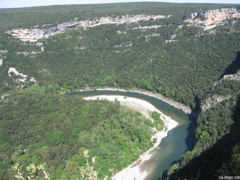 Les gorges de l'Ard�che