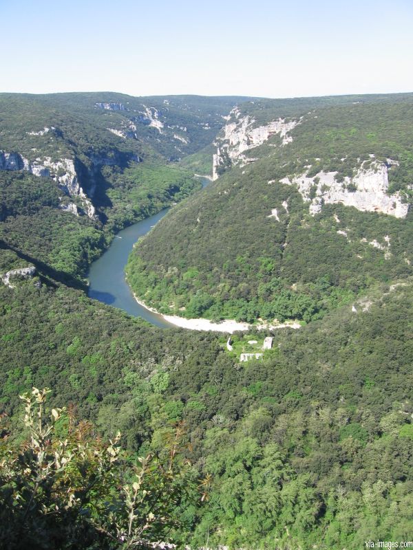 Les gorges de l'Ard�che
