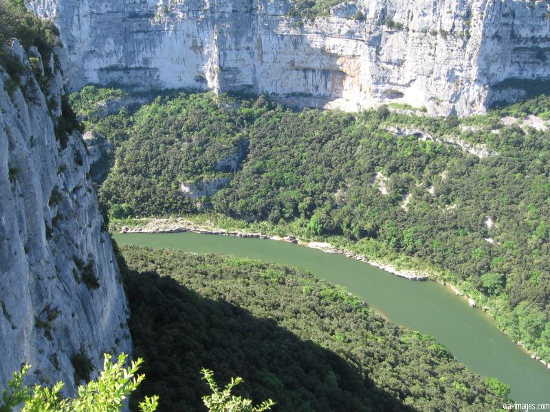 Les gorges de l'Ard�che